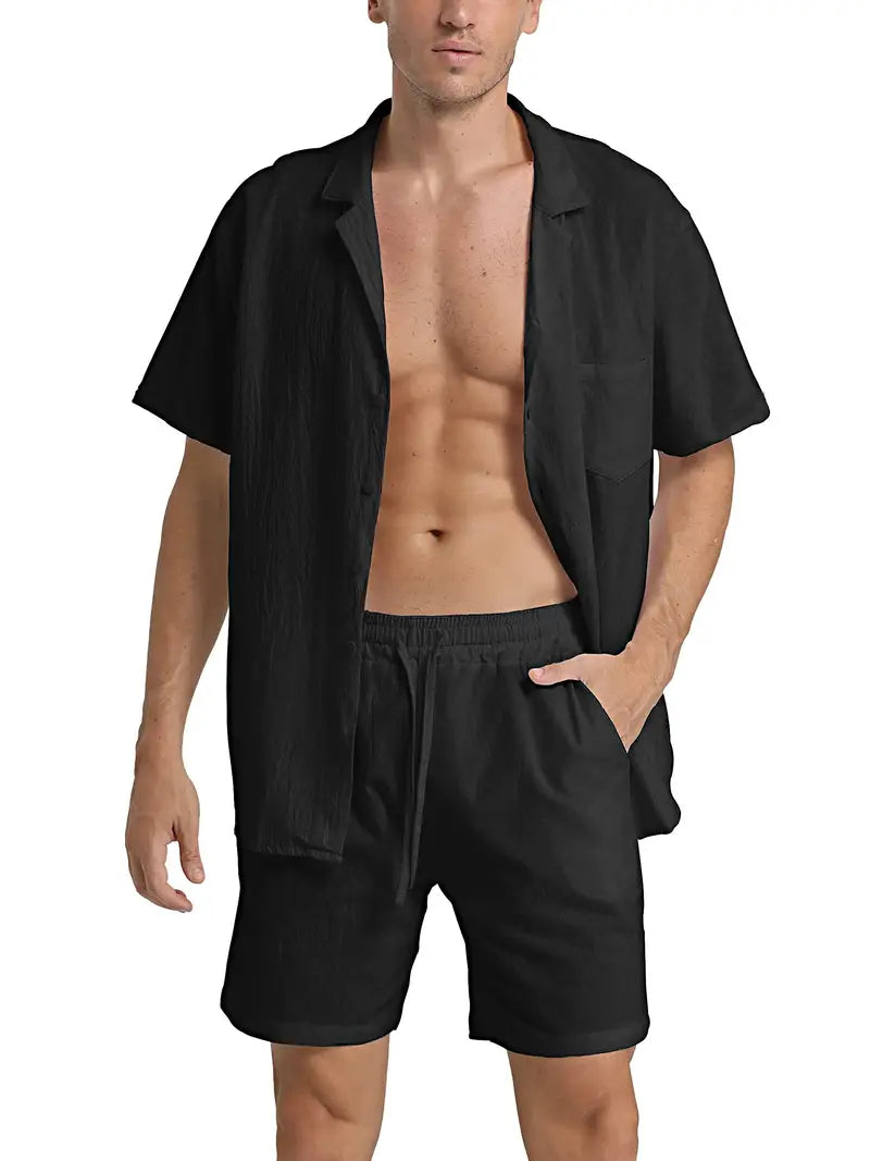 Asher | Ademend tweedelig set voor heren