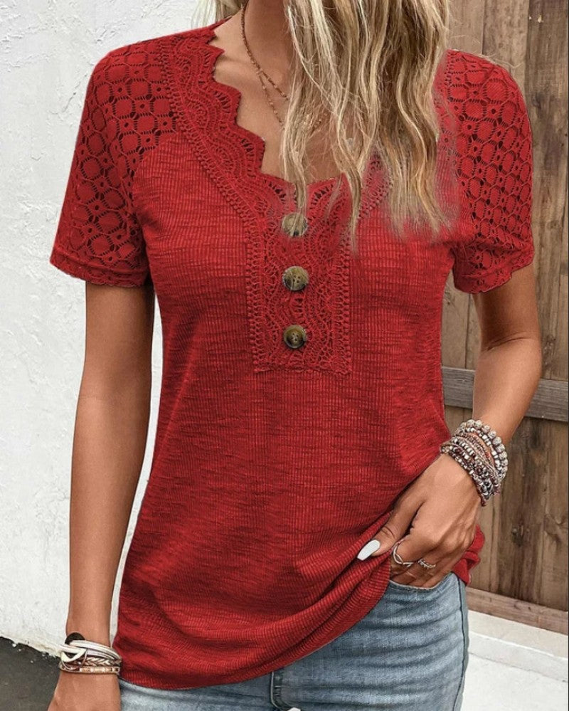Willow | Stijlvol en Comfortabel Kantshirt