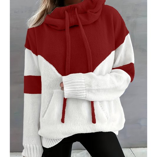 Women's Long Sleeve Hooded Sweater