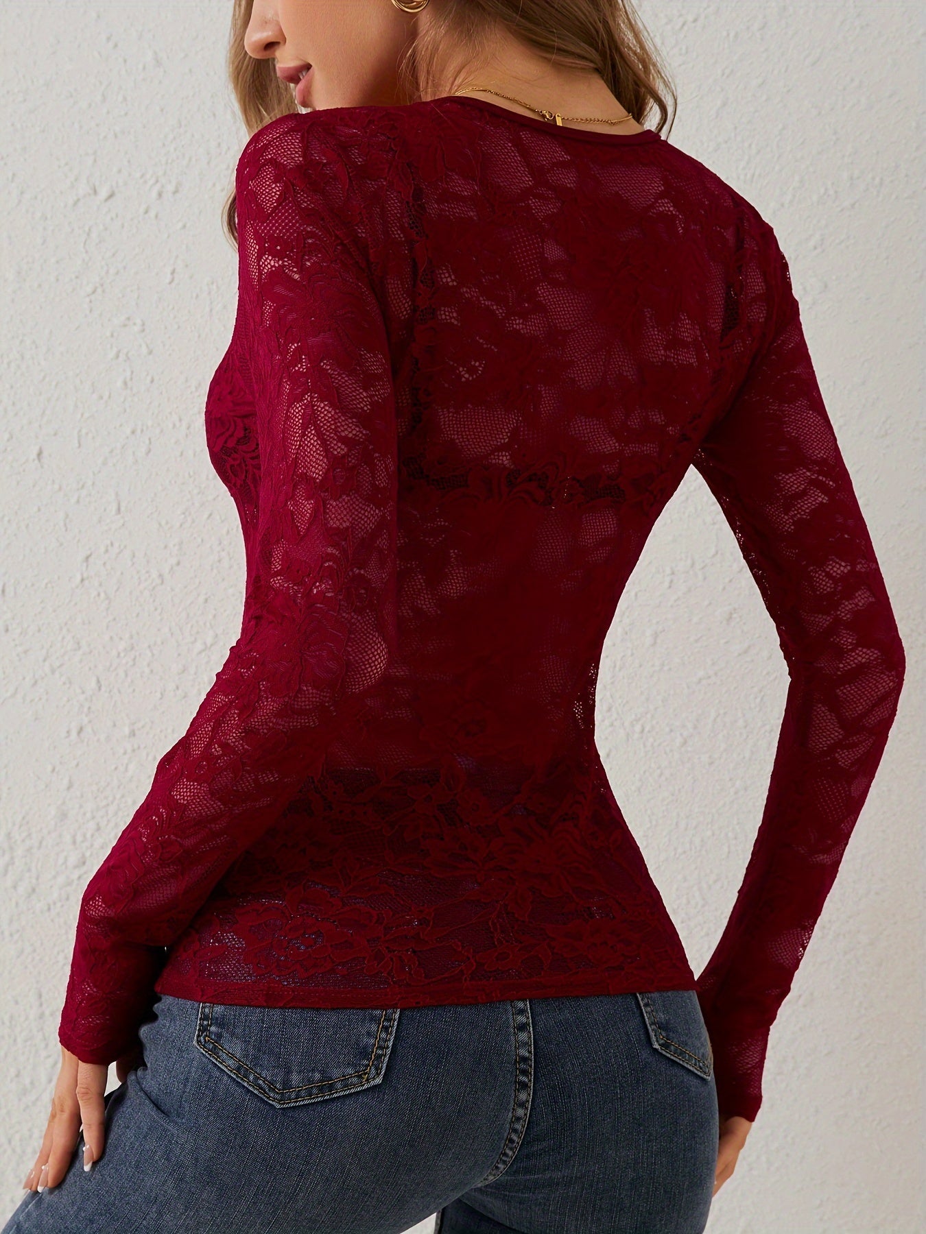 Ashlyn | Stijlvol en Comfortabel Kantshirt