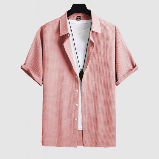 Alex | Stylish Waffle Knit Shirt