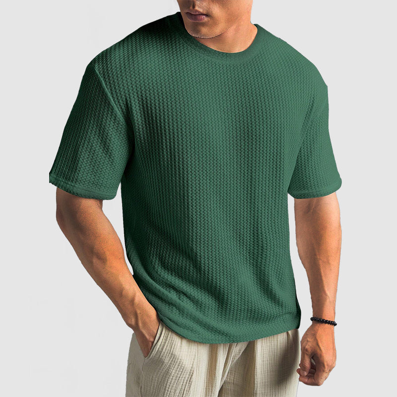Alex | Stijlvolle Wafelgebreide Shirt