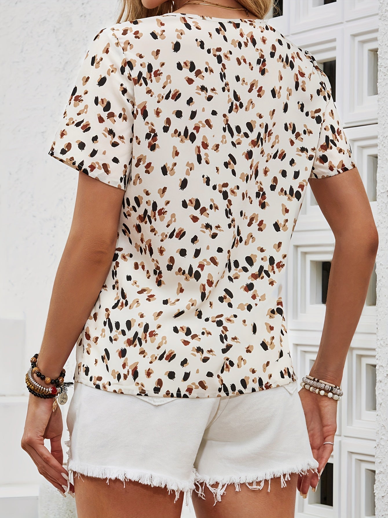 Sloane | Casual Bedrukte Damesblouse
