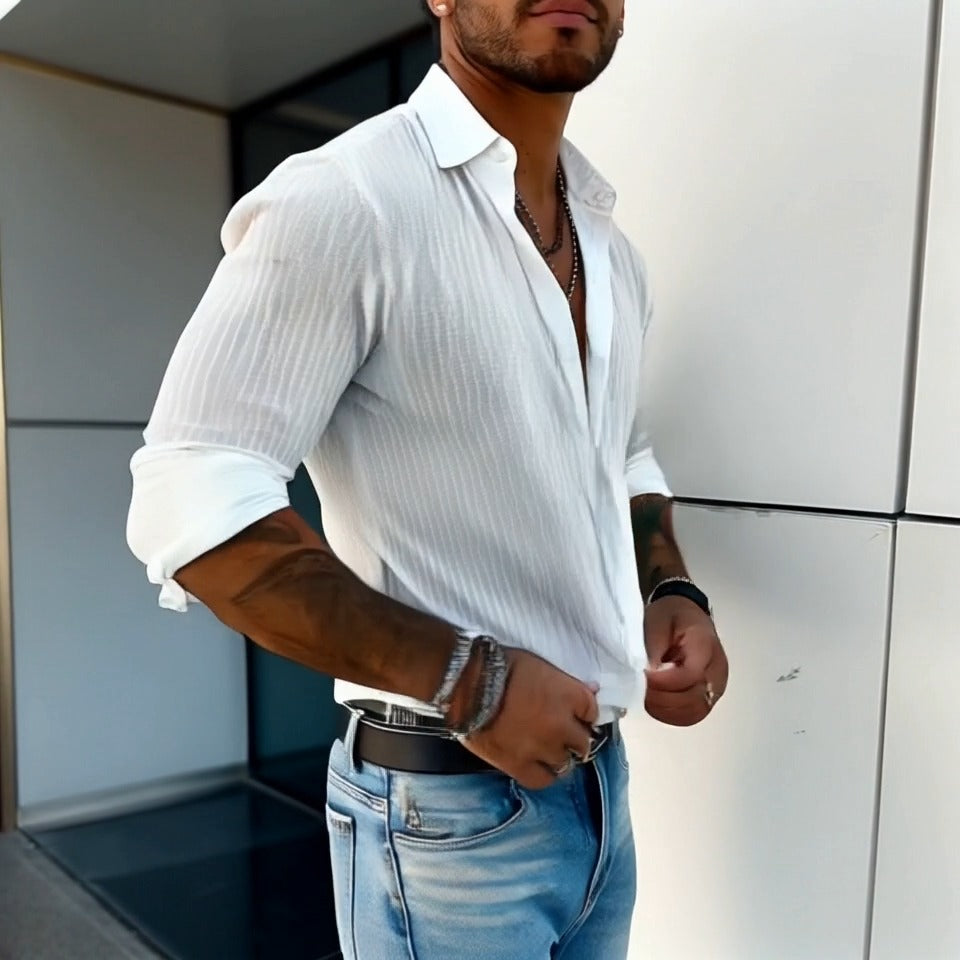Emerson | Casual Gestreept Shirt voor Heren