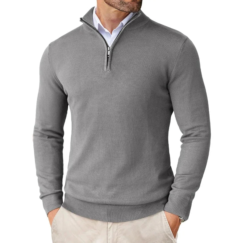 Premium | Heren pullover met rits