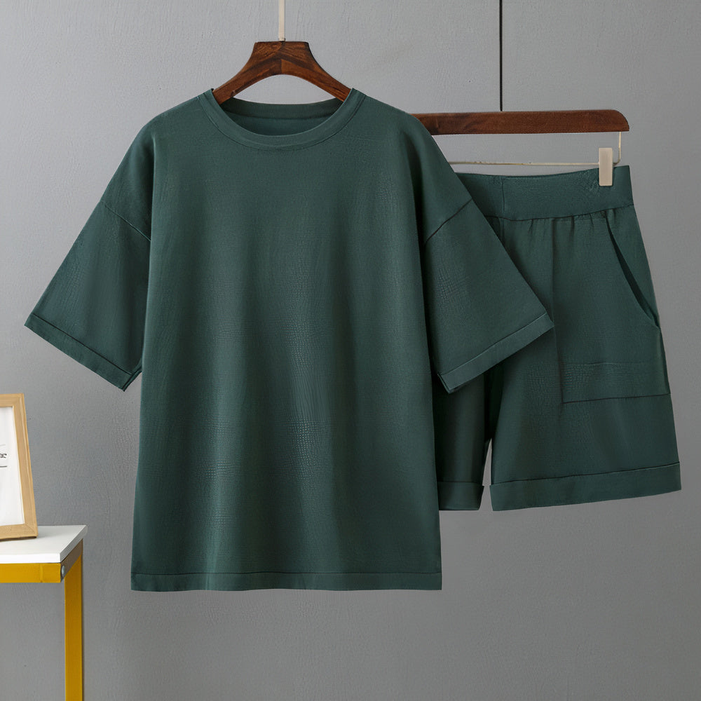 Oliver | Trendy Overhemd en Short Set Heren