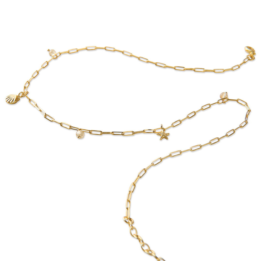 Lauren | Fijne Gouden Hangende Ketting