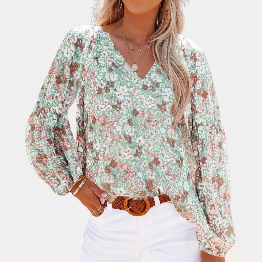 Bailey | Luchtige Zomerblouse met Lange Mouwen voor Dames