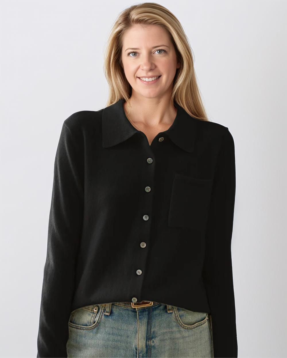 Sara | Dames Herfst Winter Commuter Cashmere Cardigan