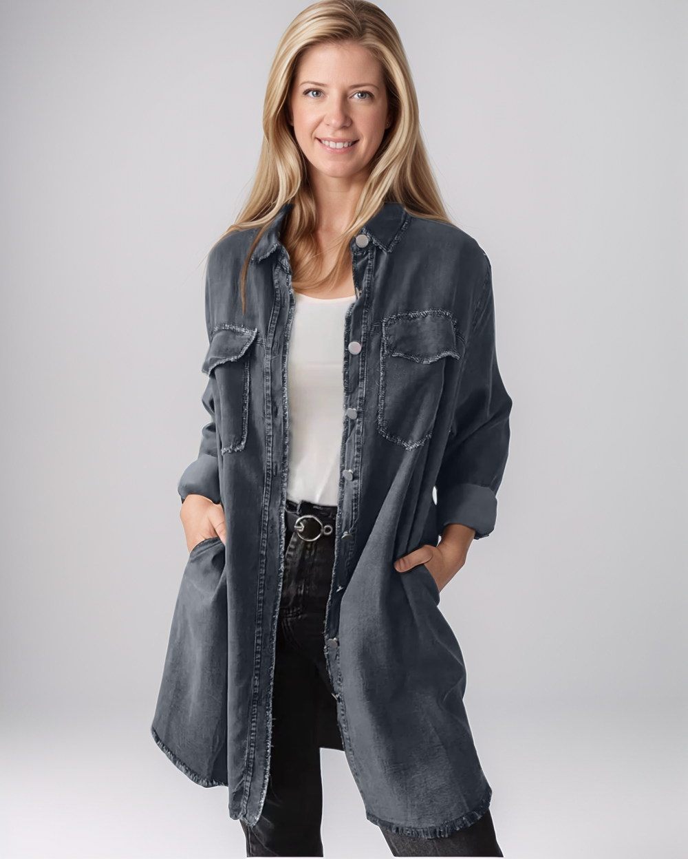 Danielle | Dames Lente Herfst Casual Oversized Denim Jas