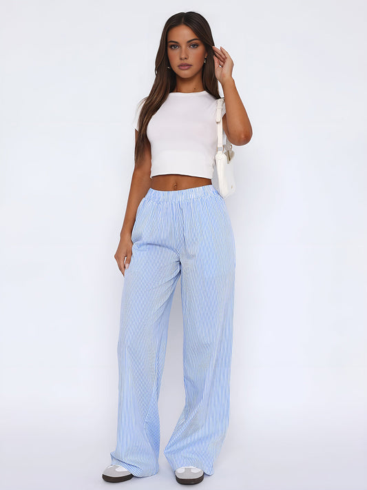 Lucy | Lightweight Wide Leg Trousers