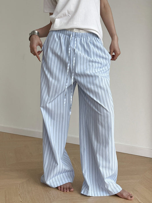 Ellie | Slim Fit Striped Lounge Pants