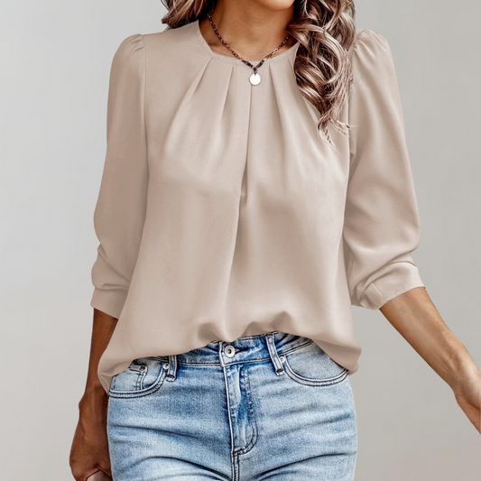 Brittany | Women's blouse with puff sleeves