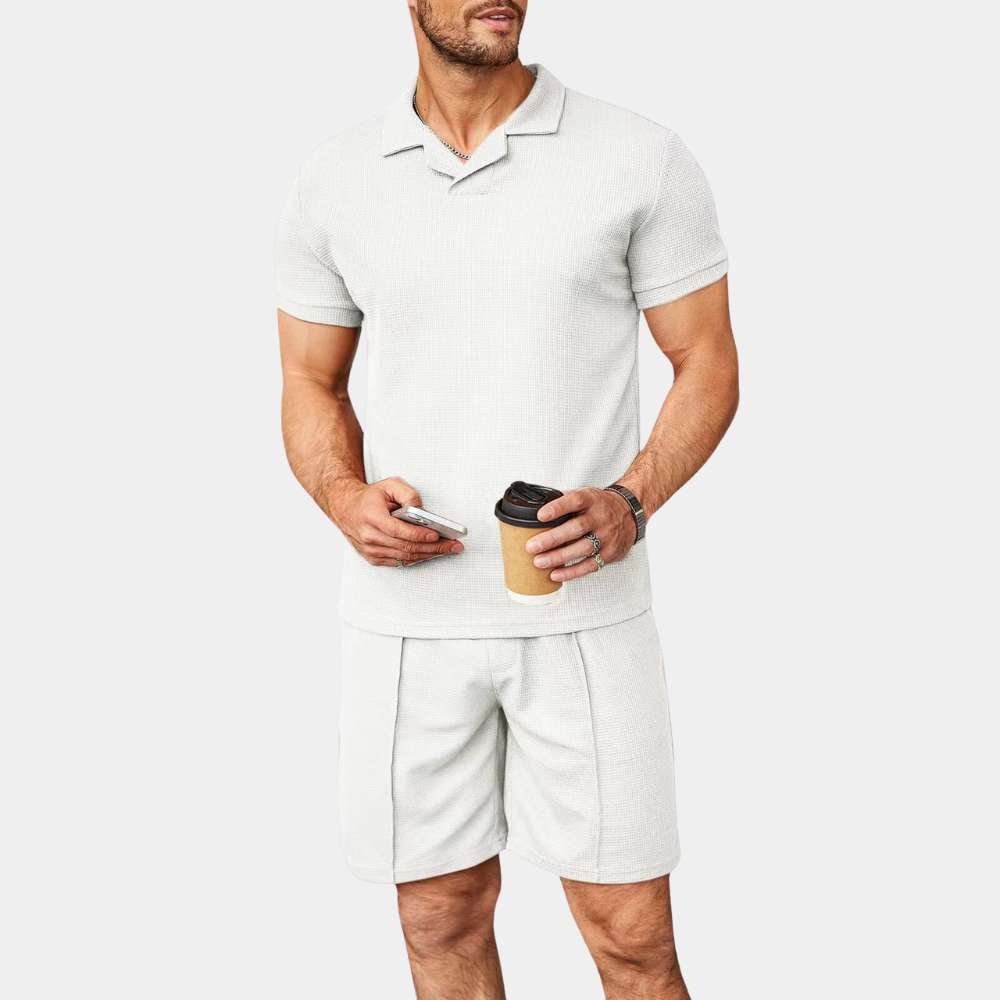 Aaron | Casual Relaxte Gebreide Shorts