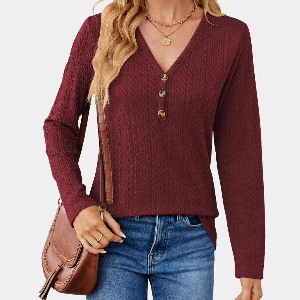 Haven | Stijlvol en Comfortabel Henley-shirt