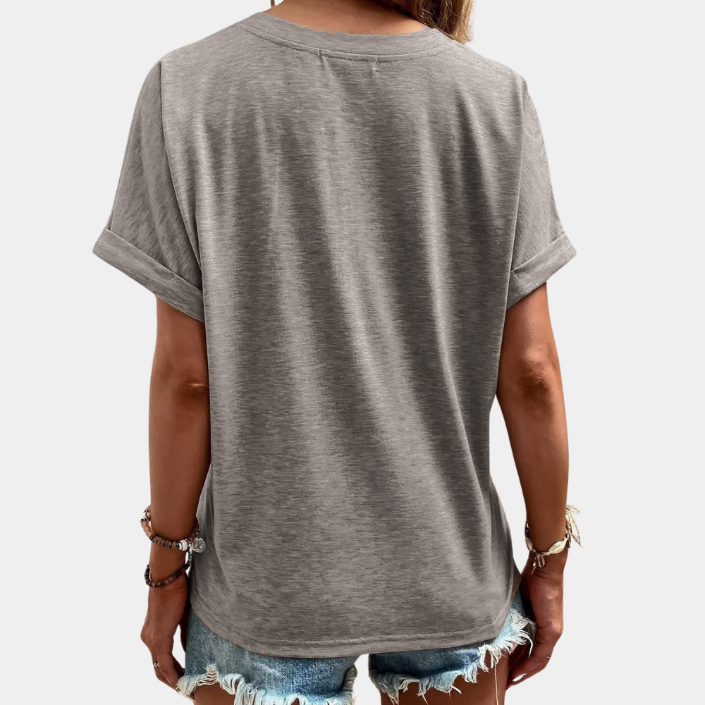 Clementine | Luchtige Zomer V-Hals Top