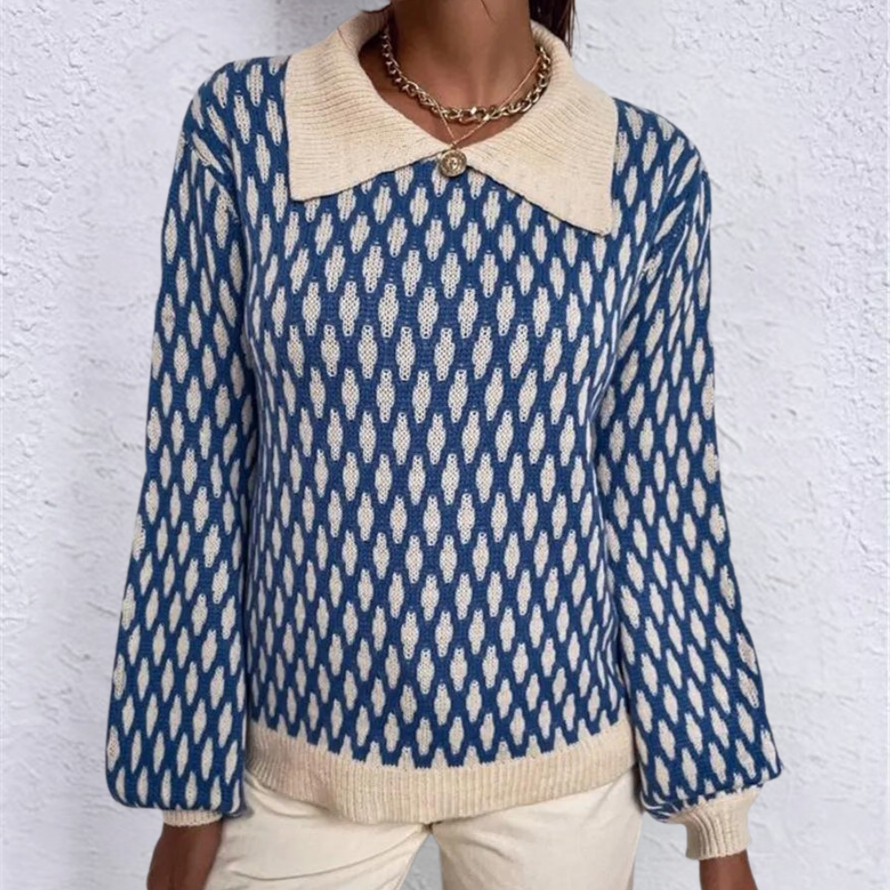 Andrea | Dames trui met kraag