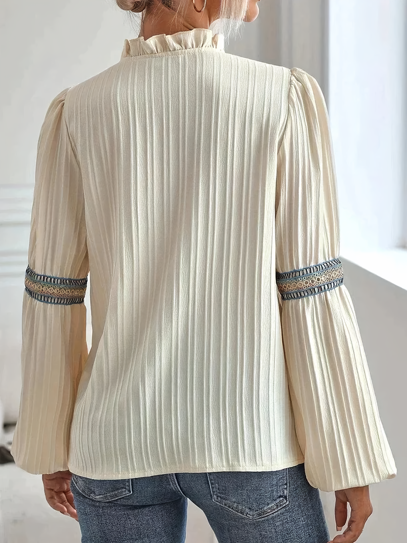 Paige | Dames Geplooide Blouse