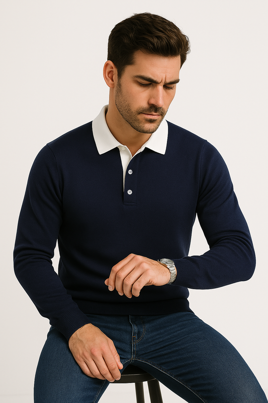 Ethan | Men's Polo Sweater