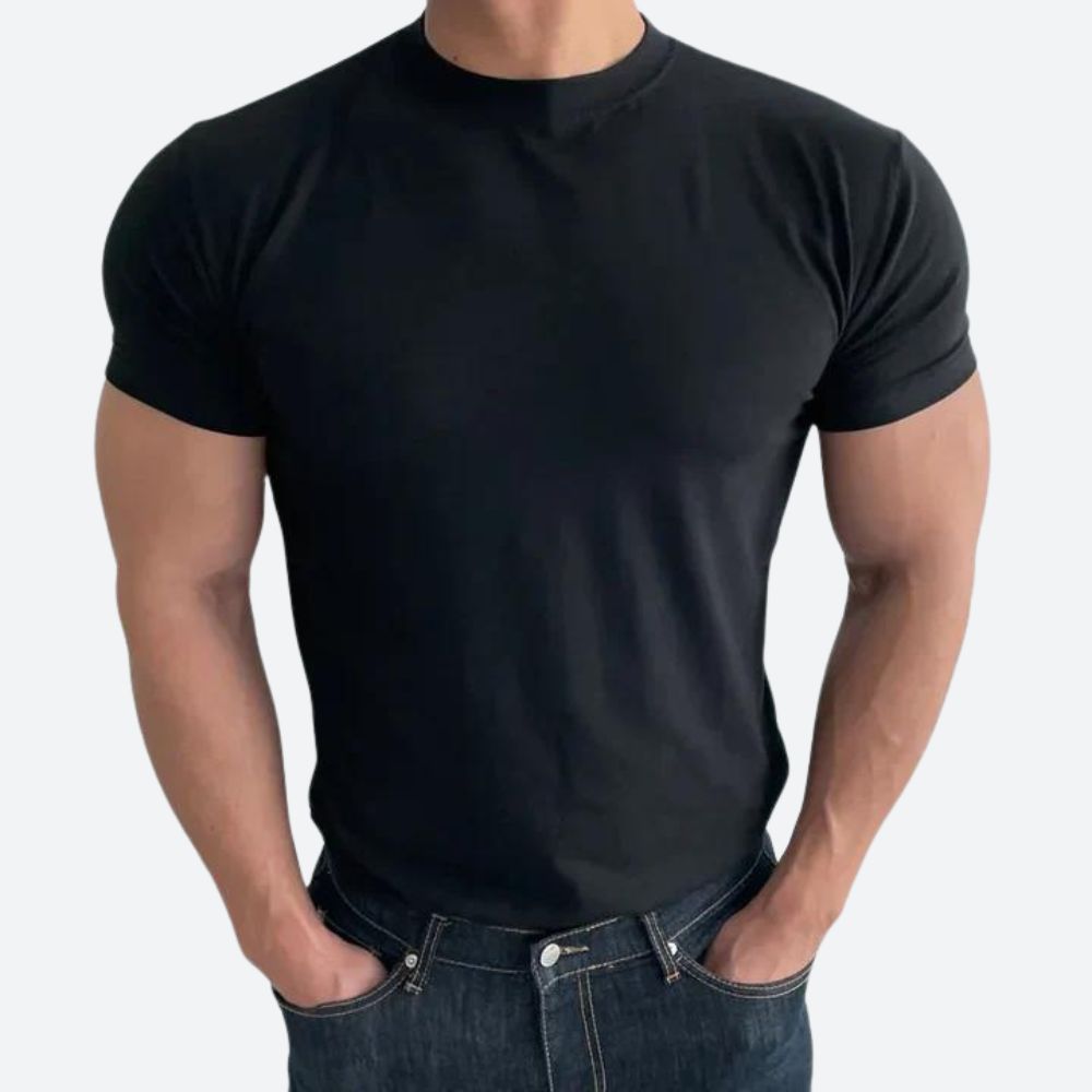 Niels | Getailleerd Shirt met Ronde Hals