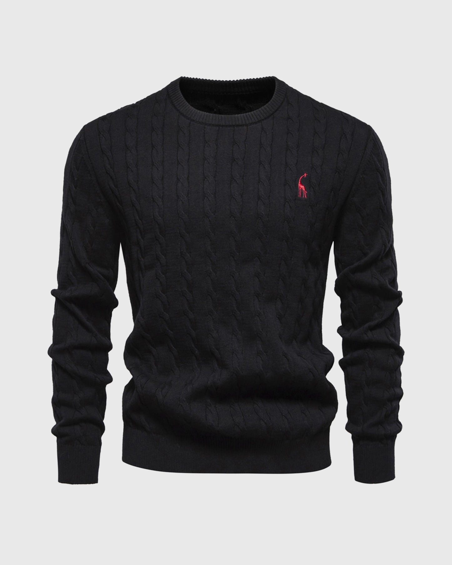 Icoon | Heren kabeltrui regular fit