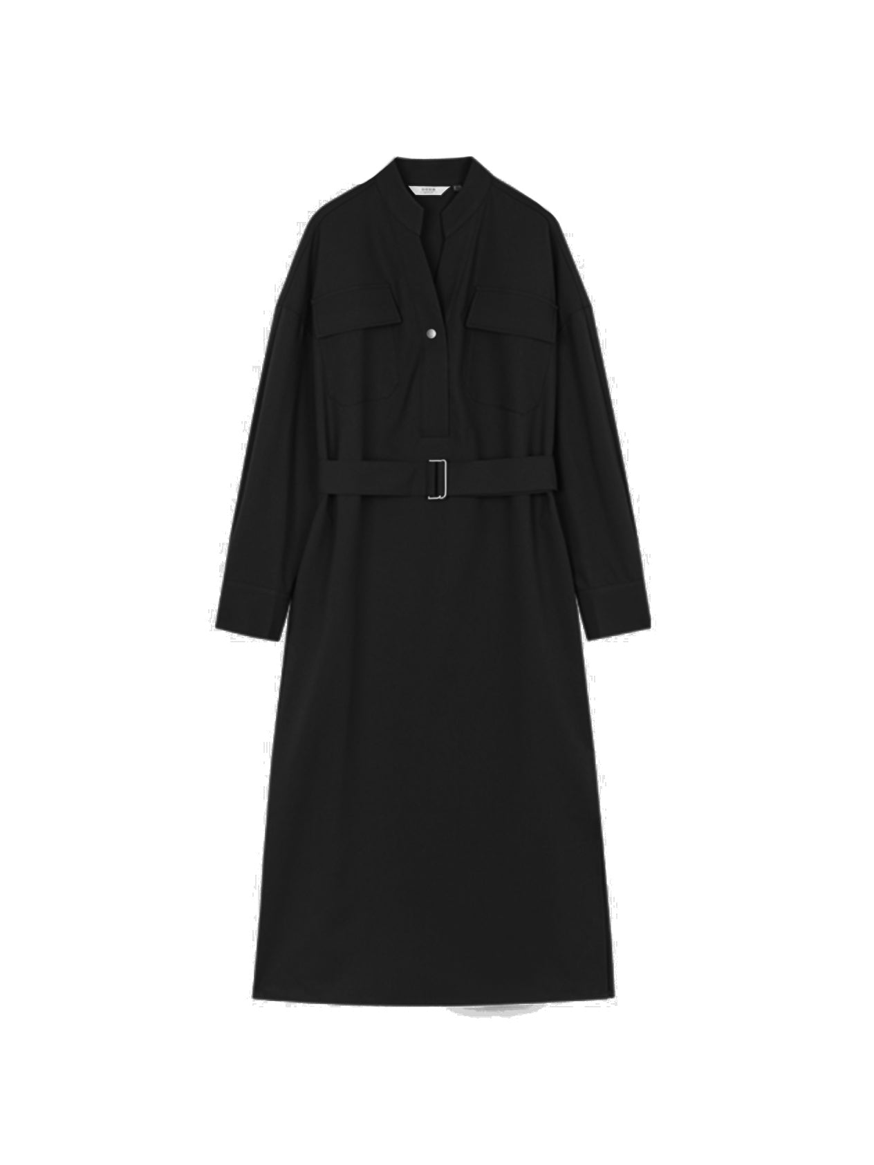 Evelien | Elegante V-Hals Jurk Dames | Met Riem En Knoopsluiting