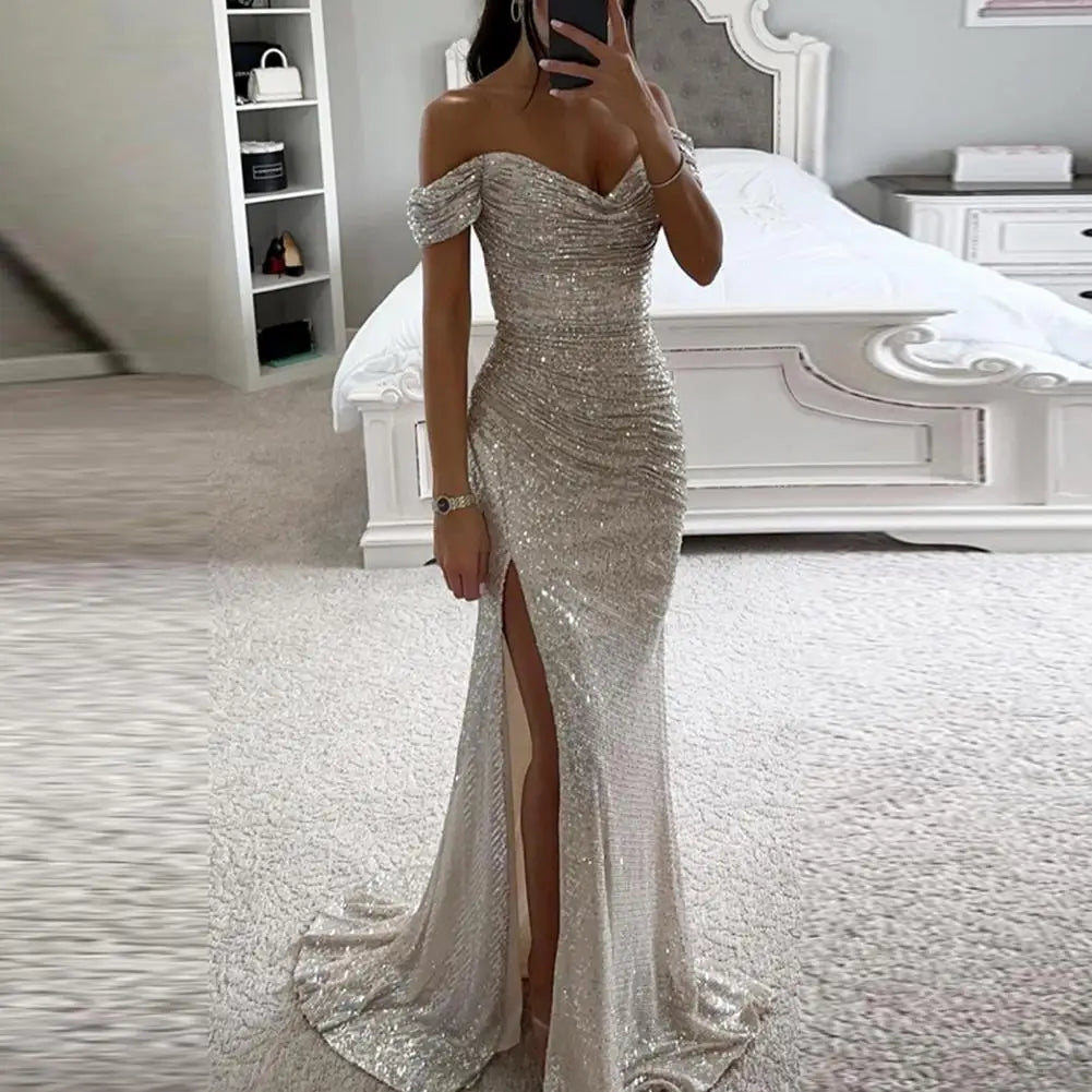 Iselou | Elegante V-Hals Avondjurk