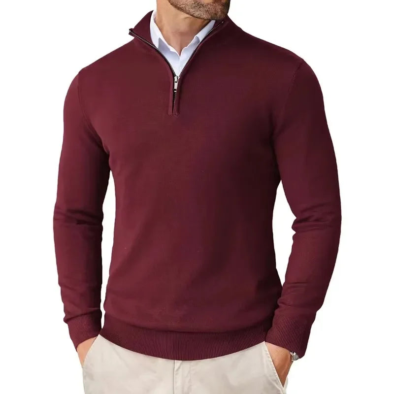 Premium | Heren pullover met rits