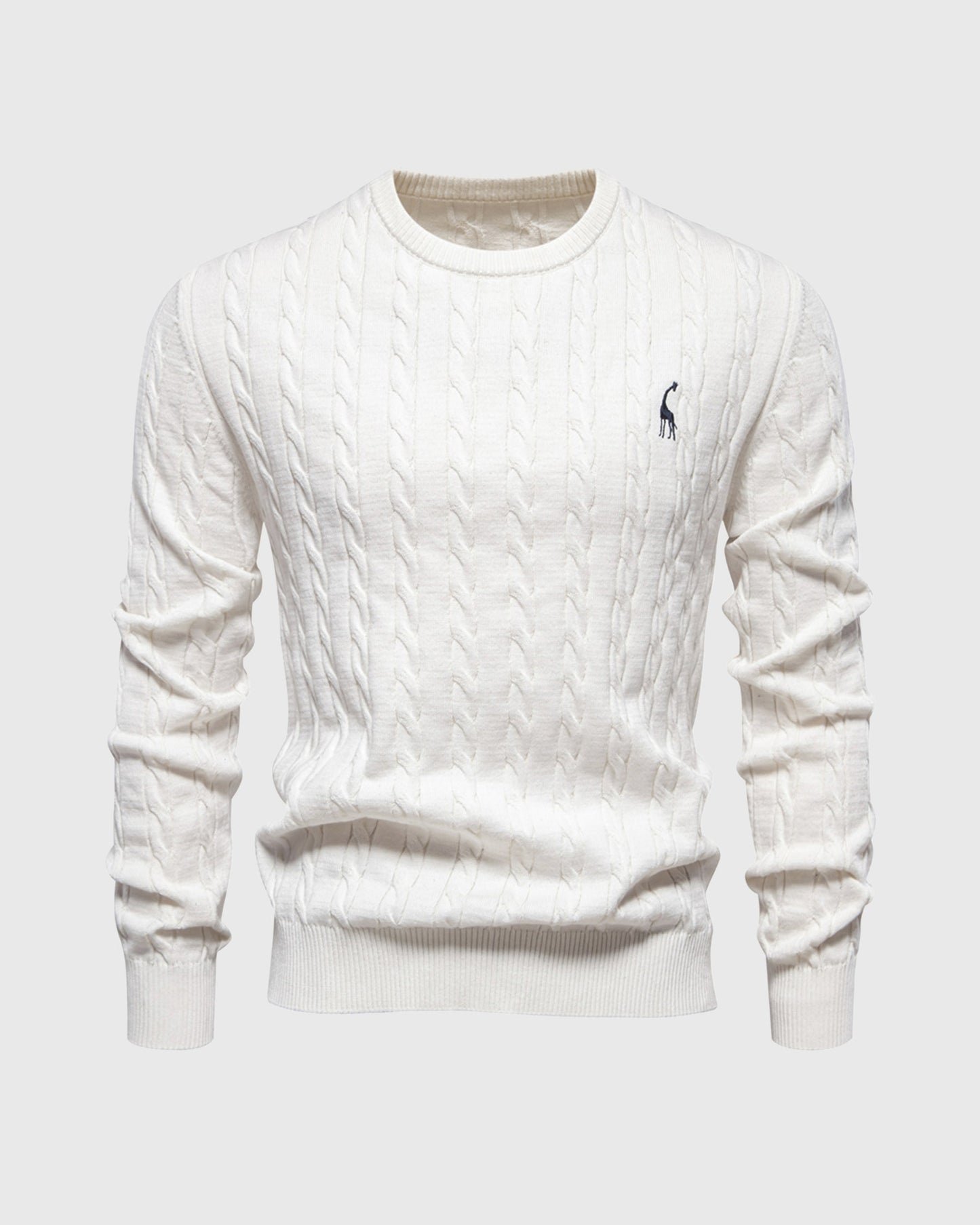 Icoon | Heren kabeltrui regular fit