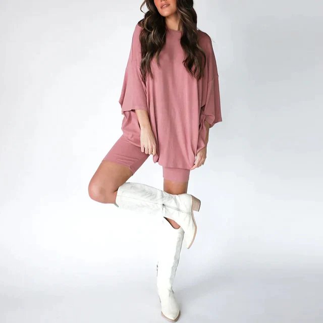 Alicia | Oversized Tuniek & Shorts Set