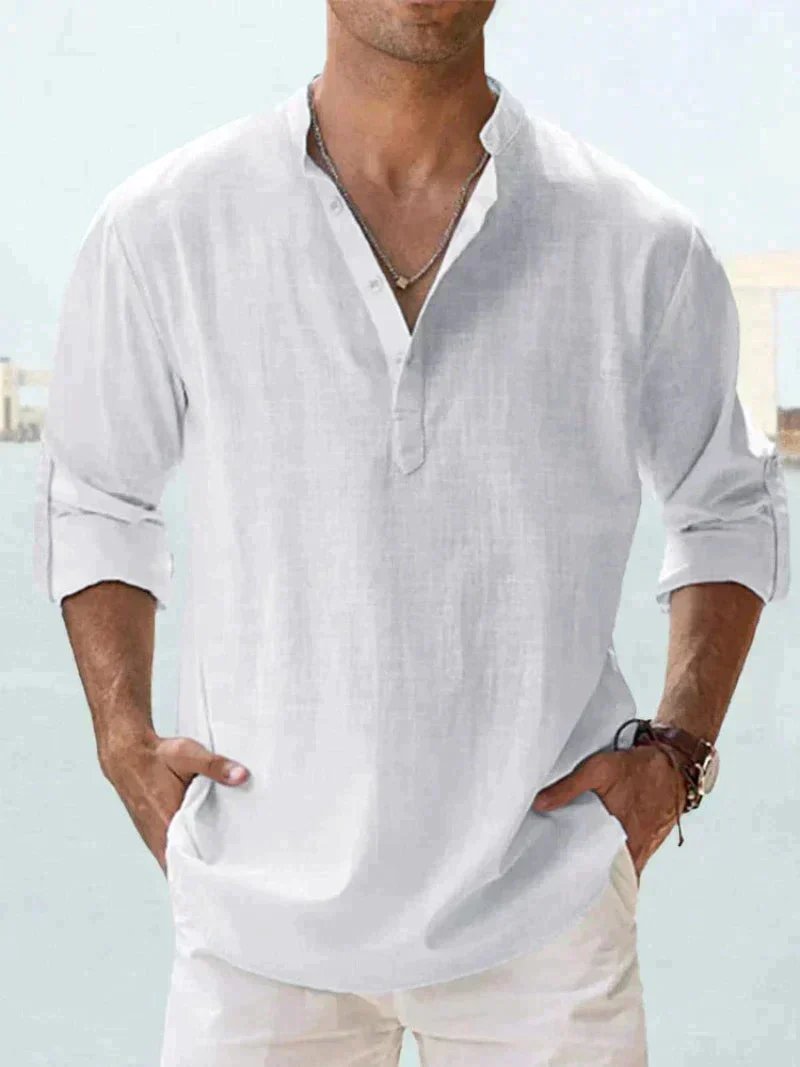 Jacob | Heren Zomer Linnen Shirt