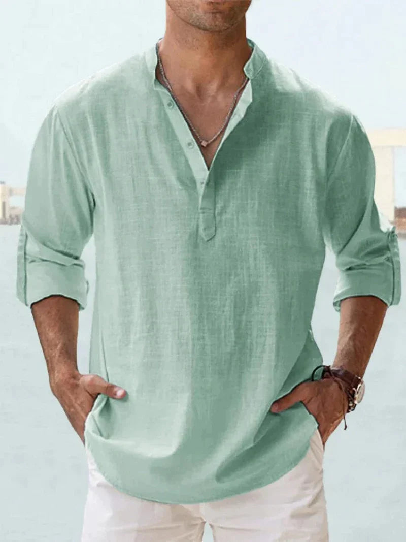 Jacob | Heren Zomer Linnen Shirt