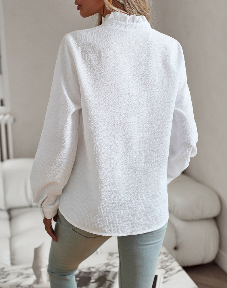 Alena | Blouse met Knopen voor Dames