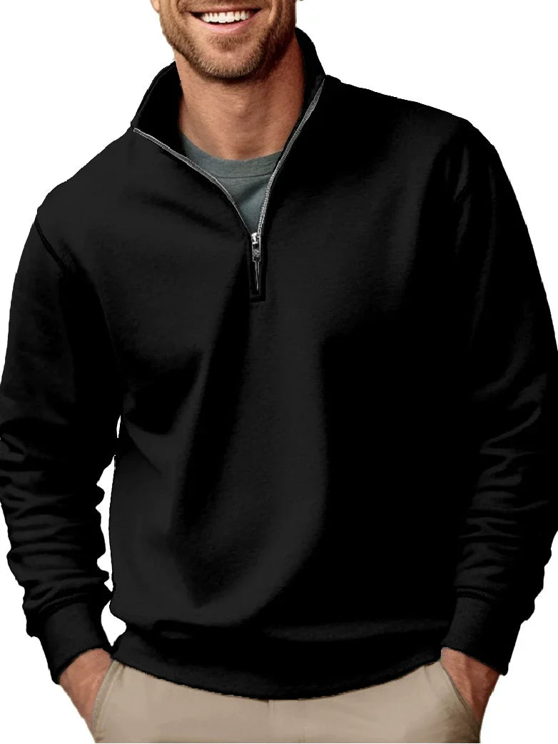 Alex | Heren sweatshirt kwart rits