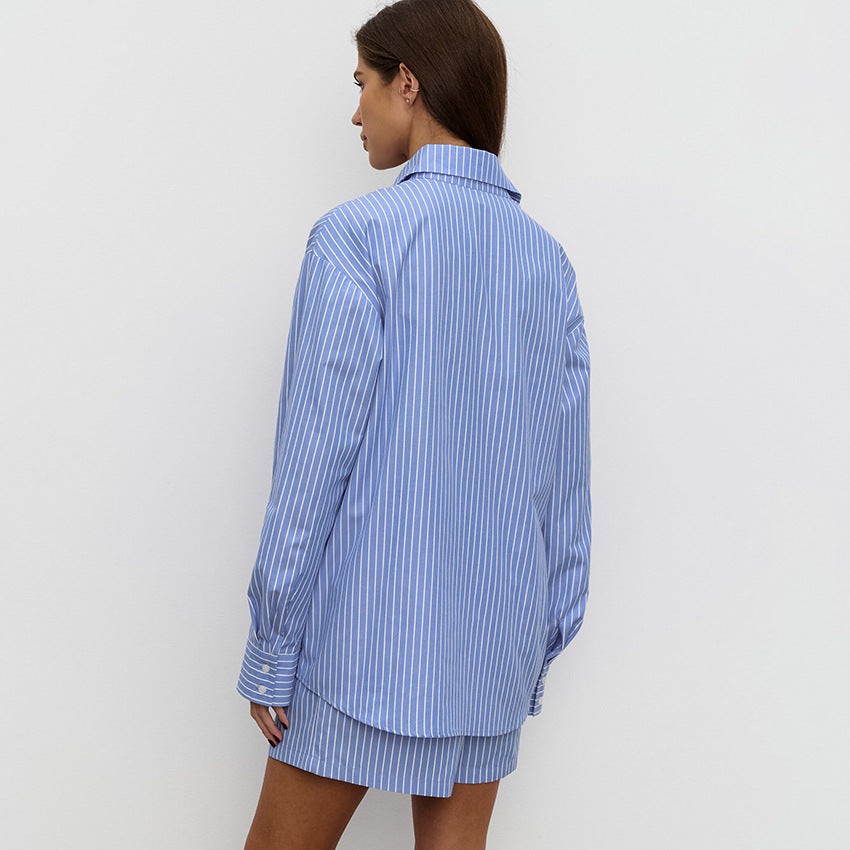 Vera | Casual Gestreepte Set
