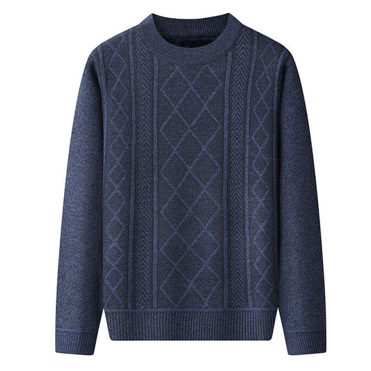Premium | Men's Cable Knit Crew Neck Sweater