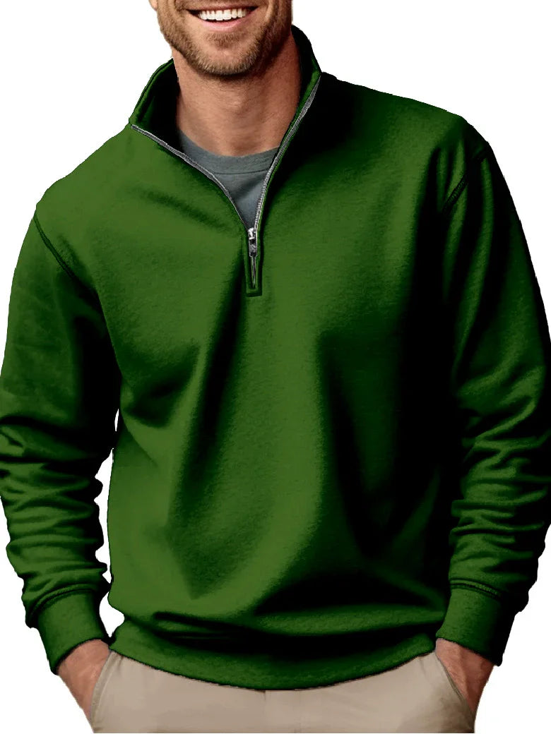 Alex | Heren sweatshirt kwart rits
