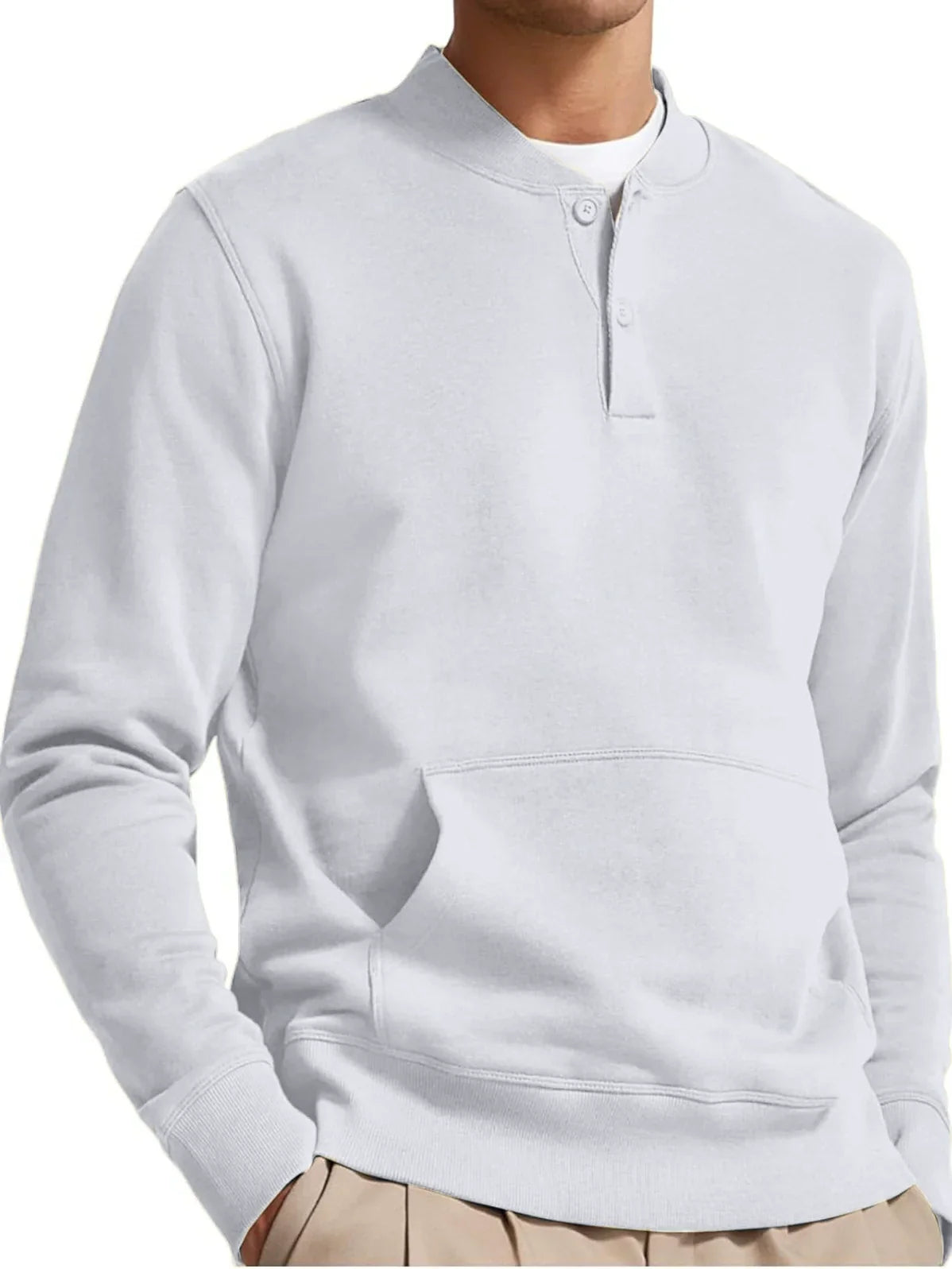 Topman | Heren sweatshirt met knopen