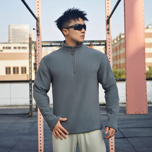Icon | Men's fleece pullover zipper