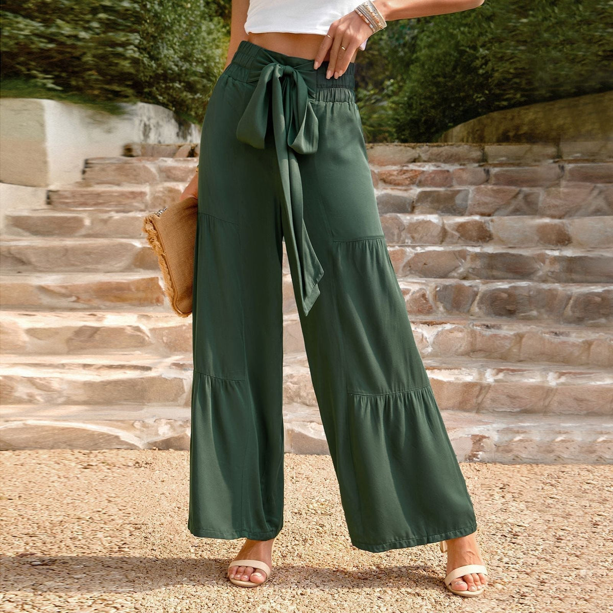 Nala | Hoge Taille Wijde Broek