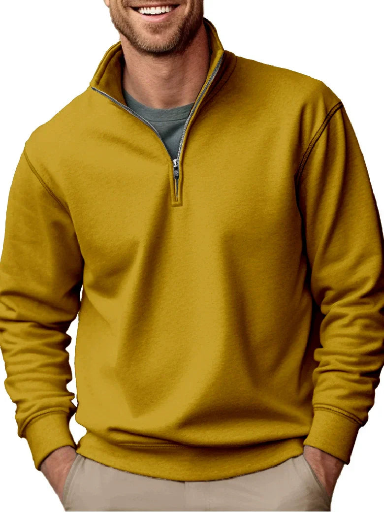 Alex | Heren sweatshirt kwart rits
