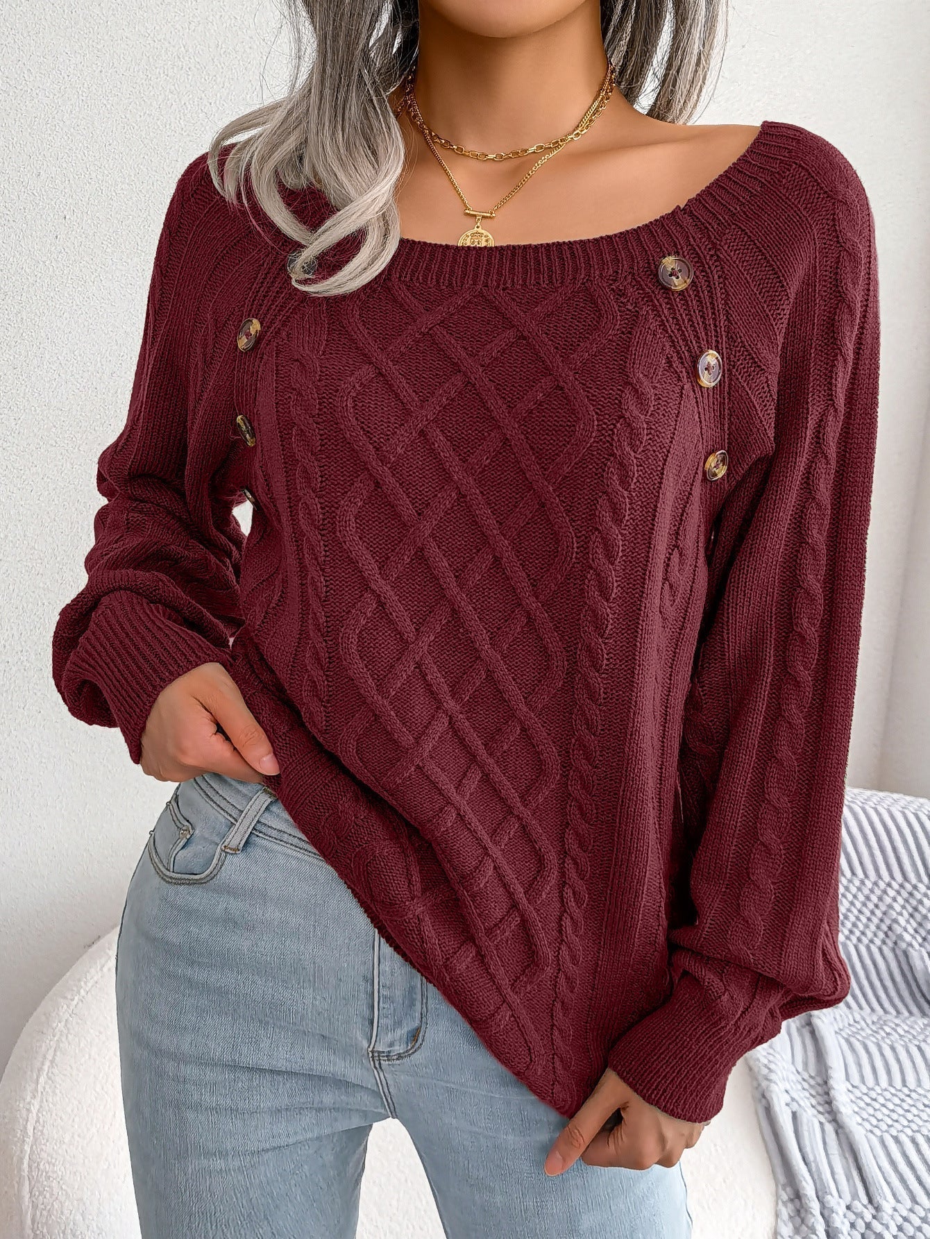 Iris | Dames casual gebreide trui