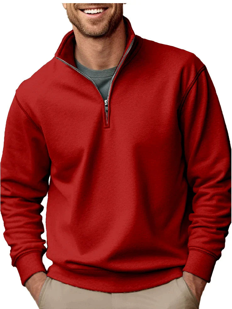 Alex | Heren sweatshirt kwart rits