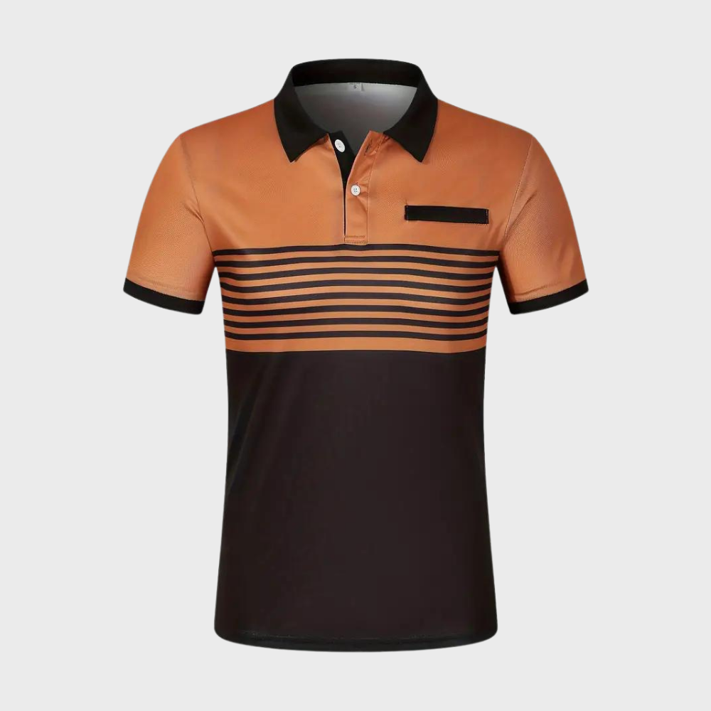 Isaac | Block Polo Shirt voor Heren