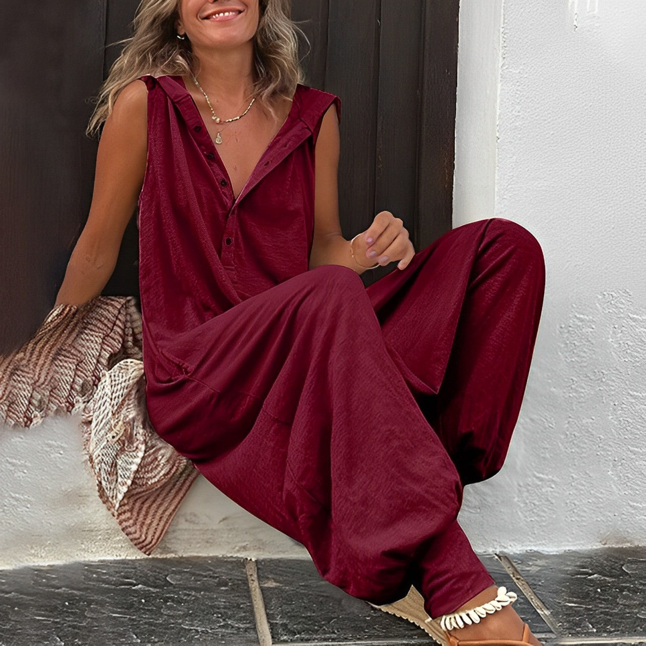 Gabriella | Dames Relaxte Jumpsuit