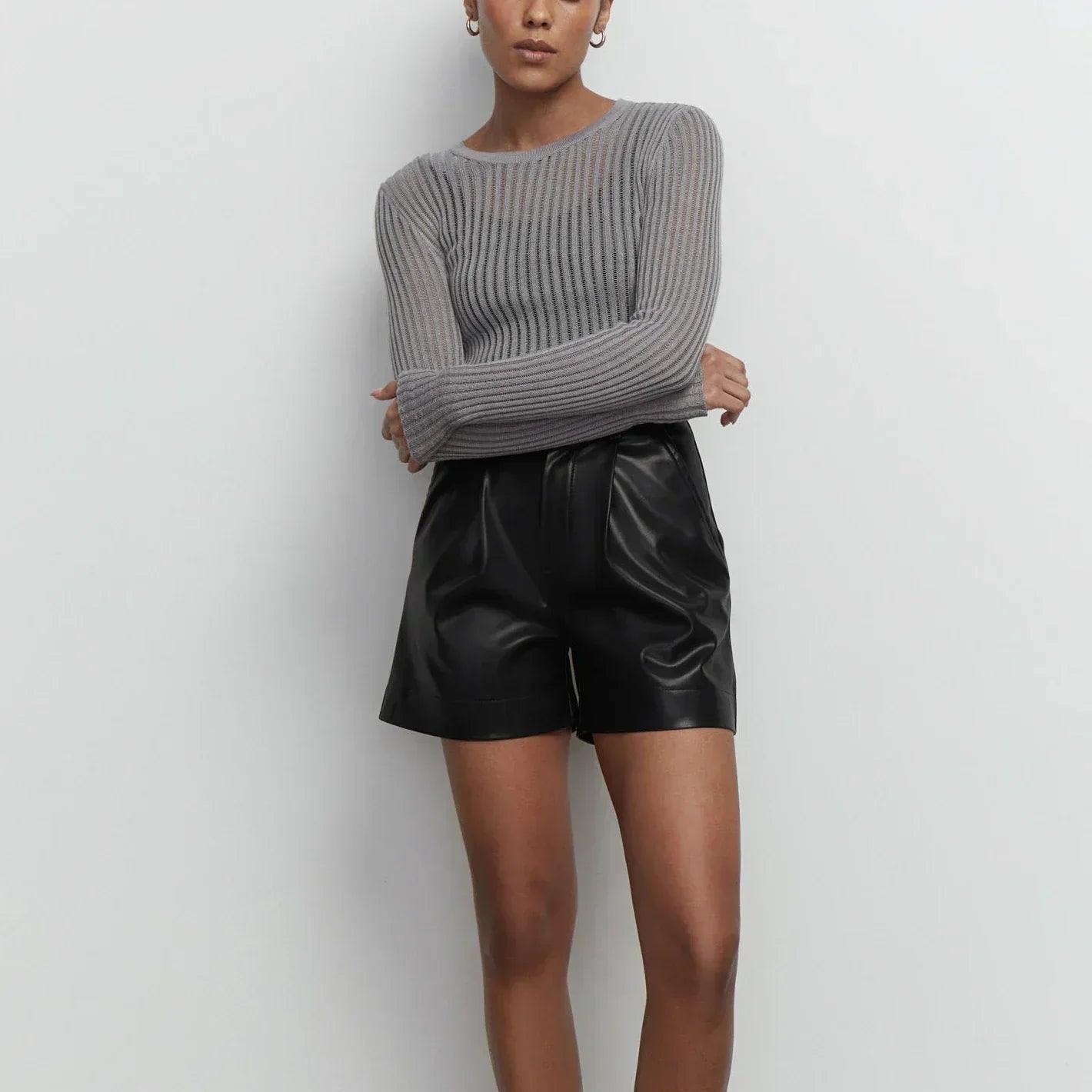 Vivian | Transparant Gestreept T-shirt