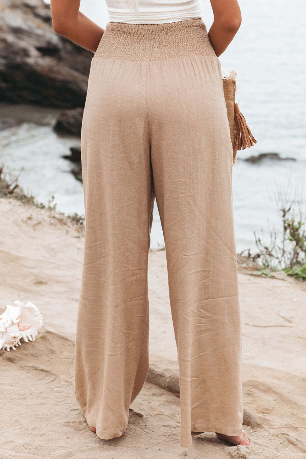 Emily | Relaxte Wijde Pijpen Broek