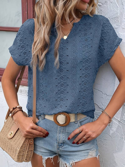 Brooklyn | Casual short-sleeved shirt for women