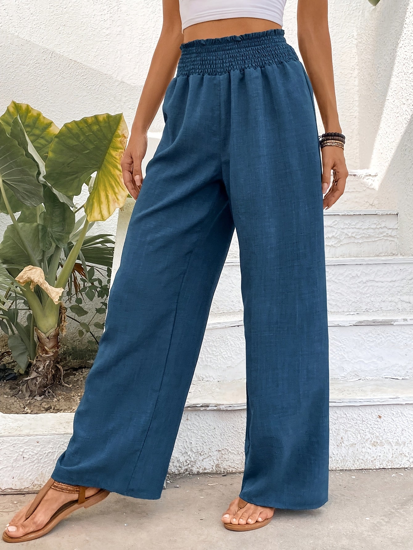 Samantha | Elegante Casual Wijde Broek