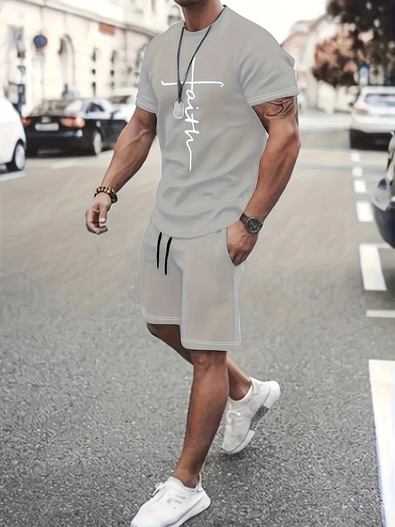 Edwin | Casual Bedrukt Fitness Lounge Set